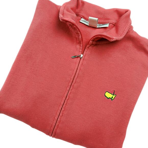 Master's Collection Women's SM Full Zip Jacket Pima Cotton Coral Golf Augusta - Picture 1 of 7